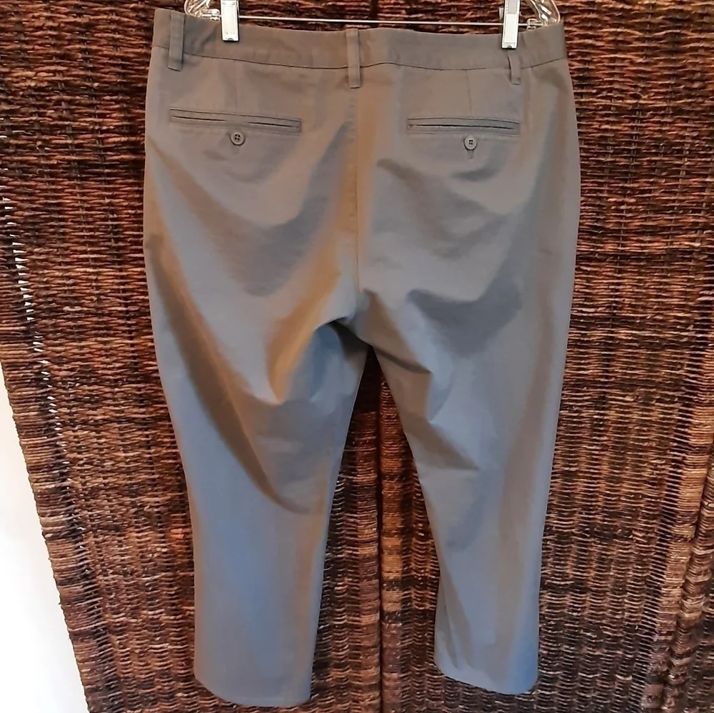 Bonobos Castlerock Slim Chinos Pants Grey 36 / 30 Slacks Office Work Casual